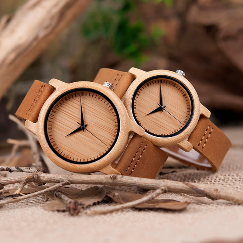 Houten horloge