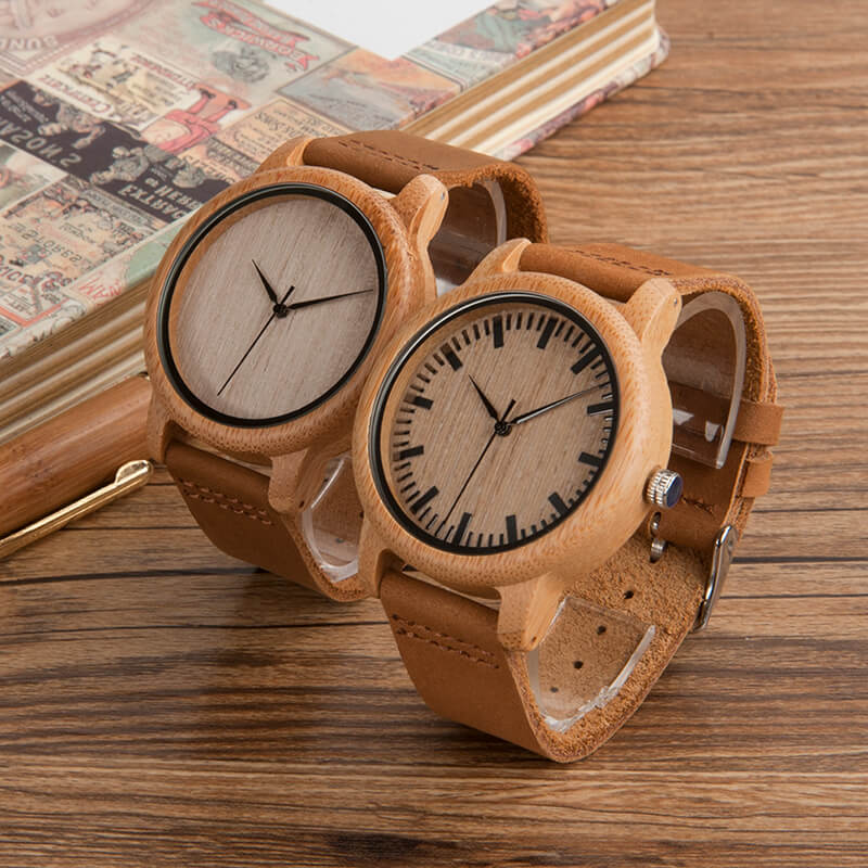 Houten horloge