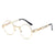Steampunk Ronde Metalen Zonnebril