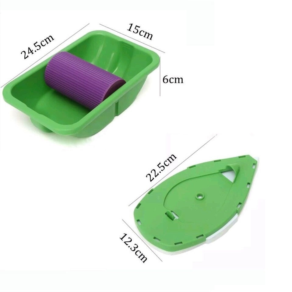 Multifunctionele Verfroller en Spons Set