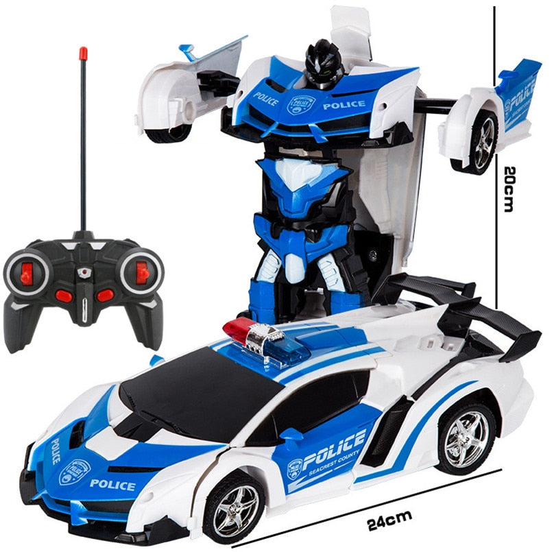 RC Transformer auto - Robot en auto in een!