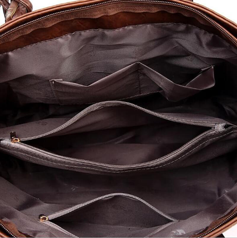 Leren Stijl Schoudertas voor dames