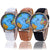 Vintage Traveler's Leather Watch
