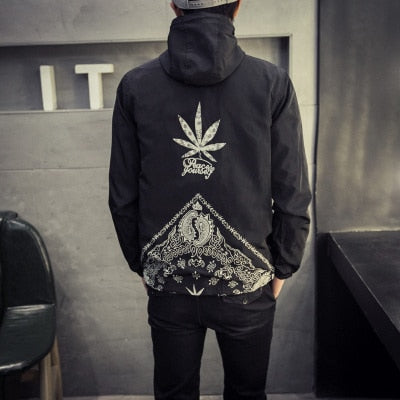 Hooded Windbreaker Jas