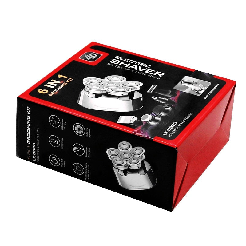 6 in 1 elektrisch scheerapparaat