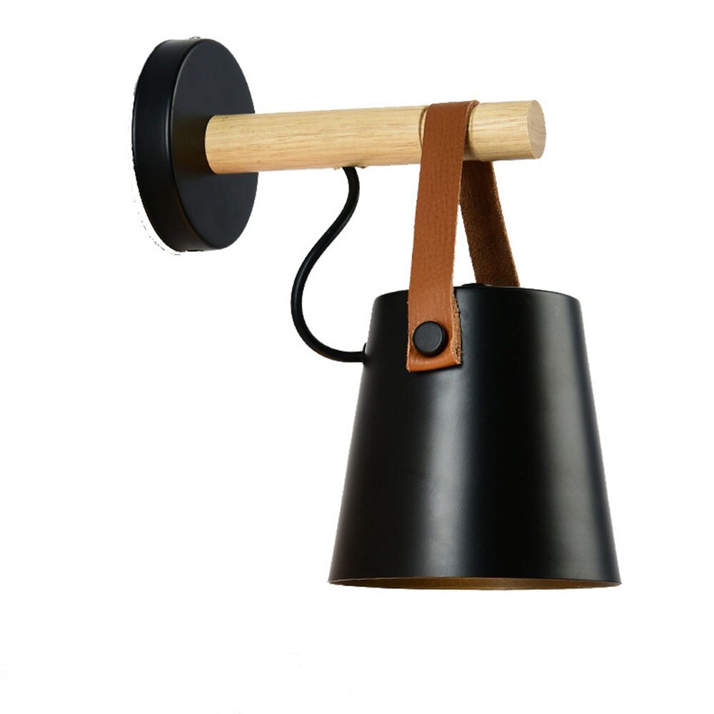 Noordse Houten Wandlamp