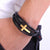 Faith Leren Kruis Armband