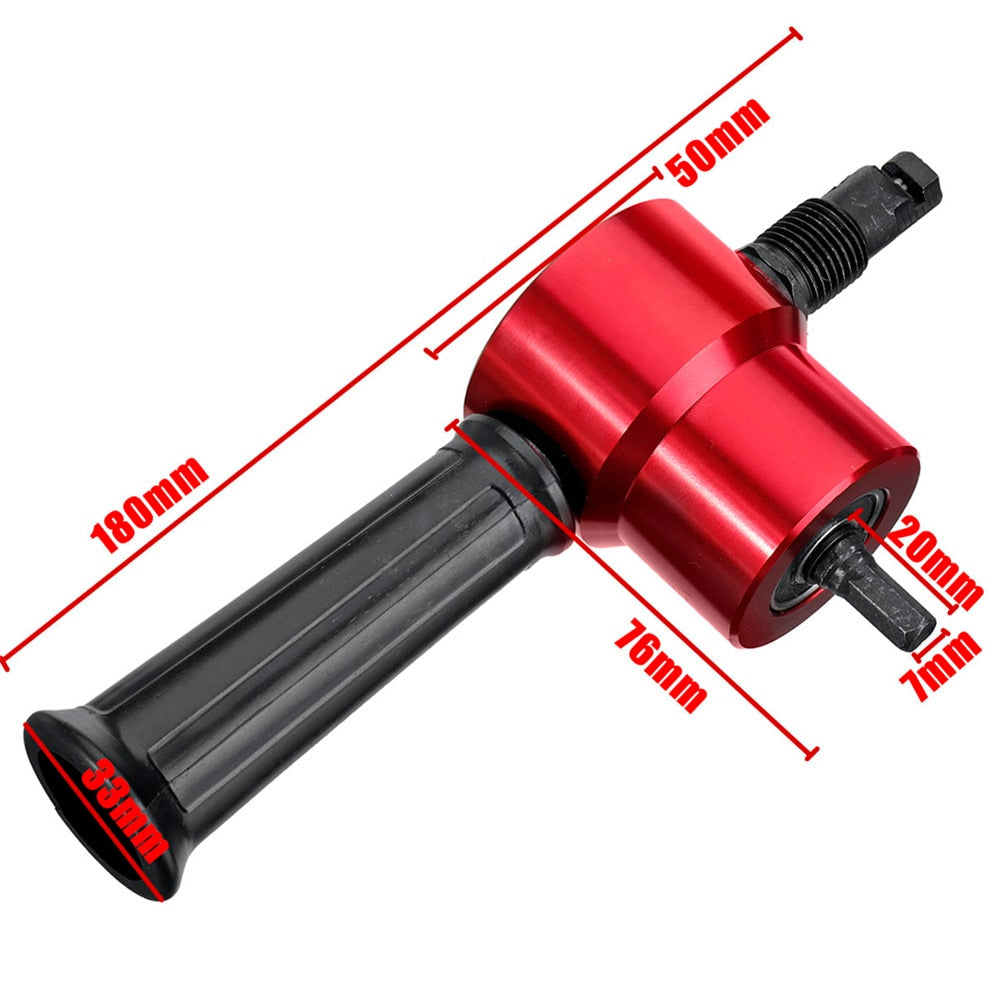 Dubbele kop Metaal knabbelschaar