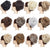Rommelige knot haar scrunchie