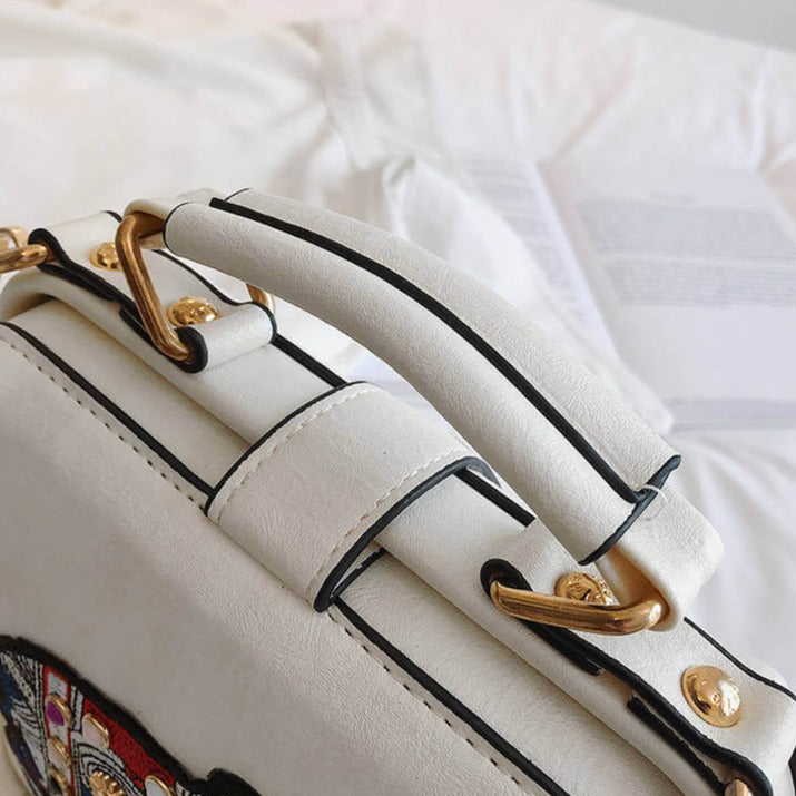 Mandala Geborduurde Tas