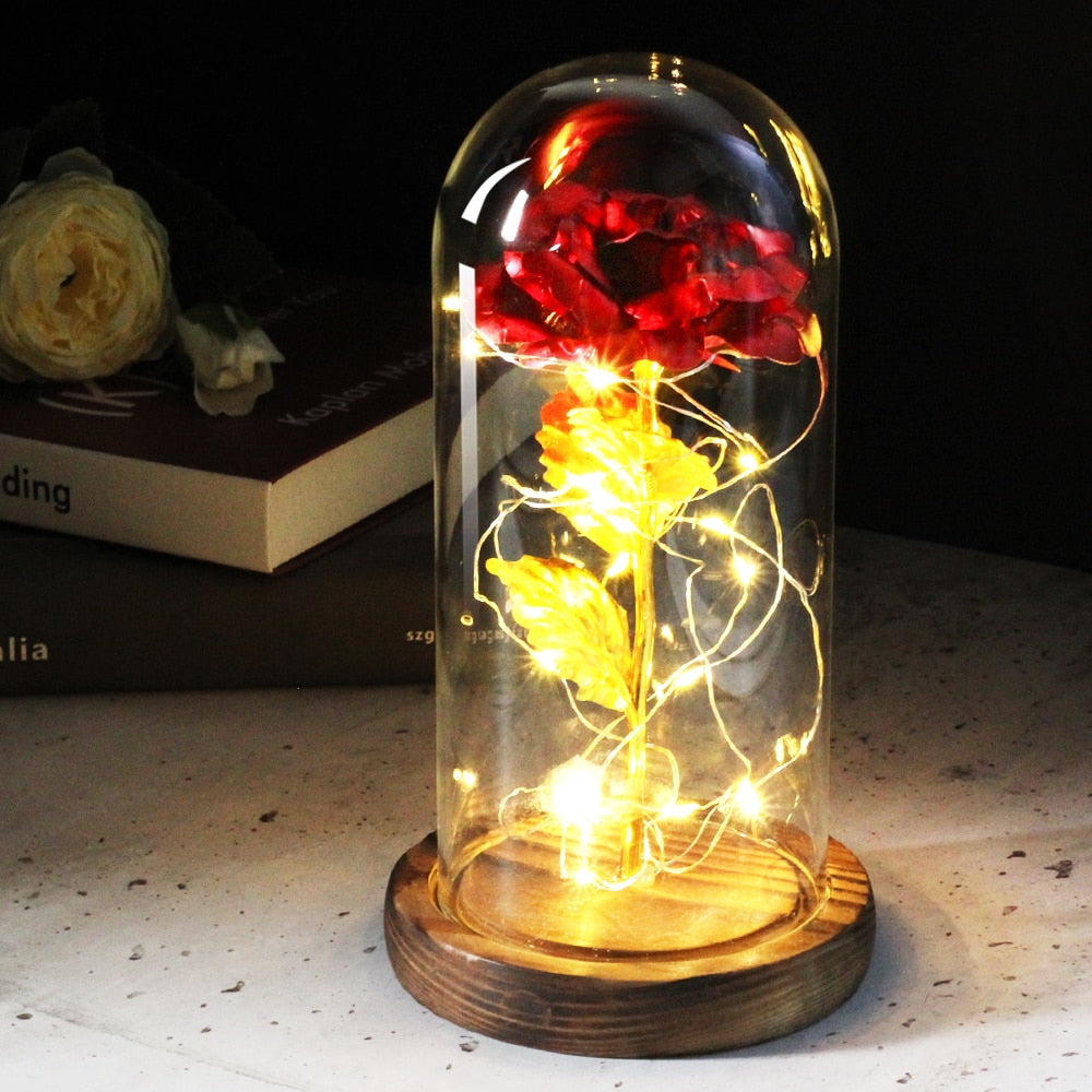 Kunstmatige Eeuwige Roos Led Licht