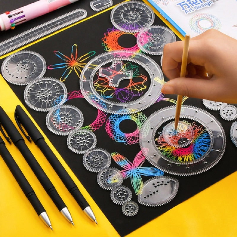 Leerzame Spirograph tekentool Ultra deluxe kit - De klassieker is terug!