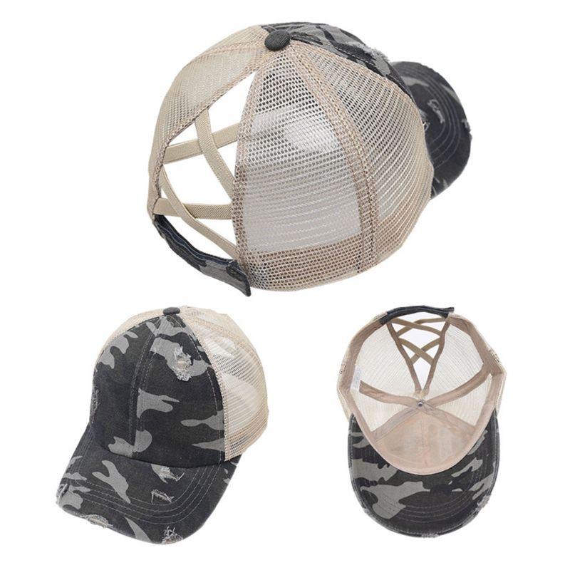Criss Cross Paardestaart Cap