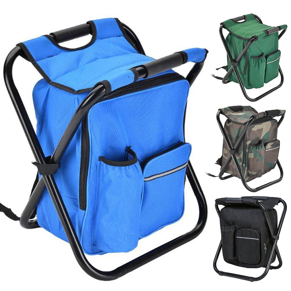 Opvouwbare outdoor rugzak kruk
