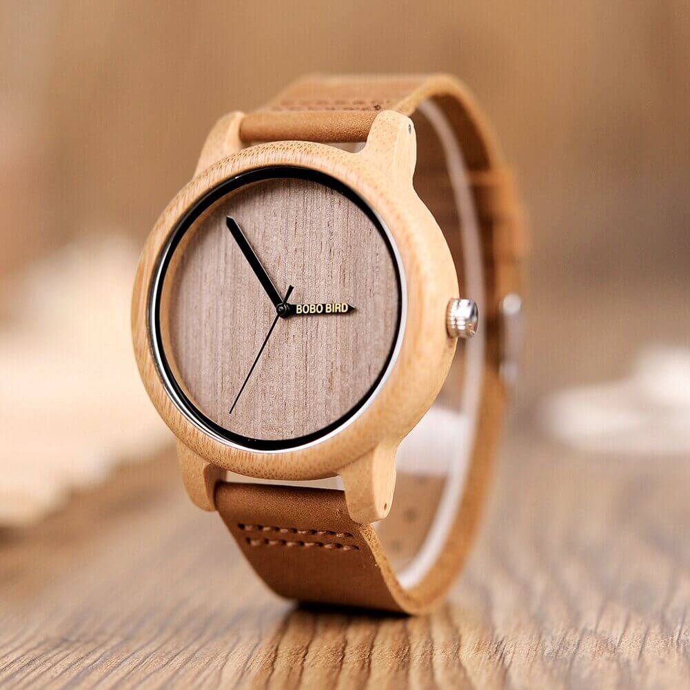Houten horloge