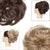 Rommelige knot haar scrunchie