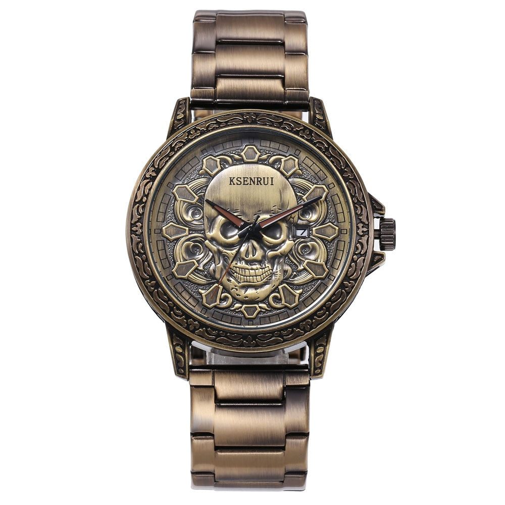 Schedel Gezicht Horloge