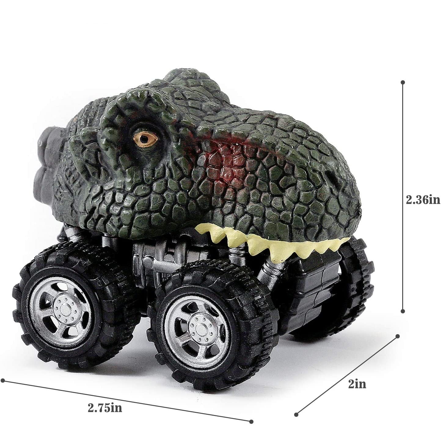 Pull Back Dinosaurus Mini Auto (6st)
