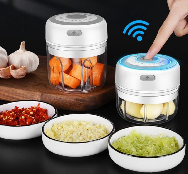 Elektrische chopper - Snel en fijn gesneden