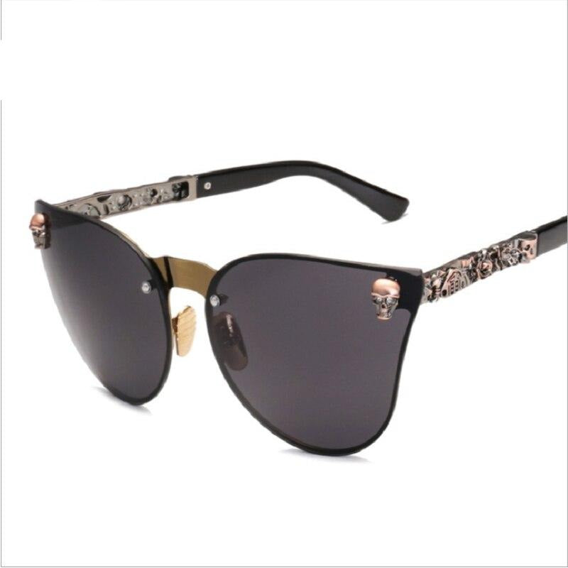 Unisex Schedel Zonnebril