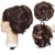 Rommelige knot haar scrunchie
