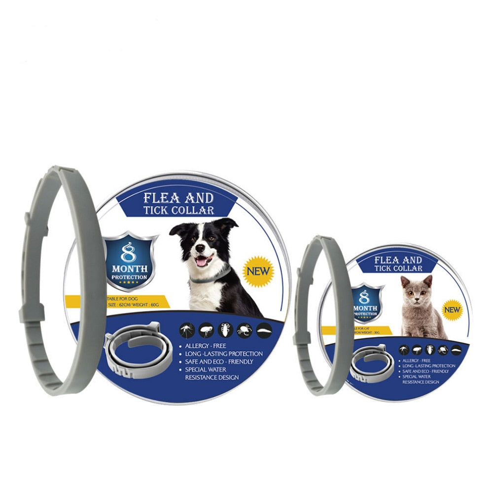 Vlooien- en tekenhalsband Voor Honden en Katten