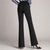 Slanke Uitlopende High Waist Broek