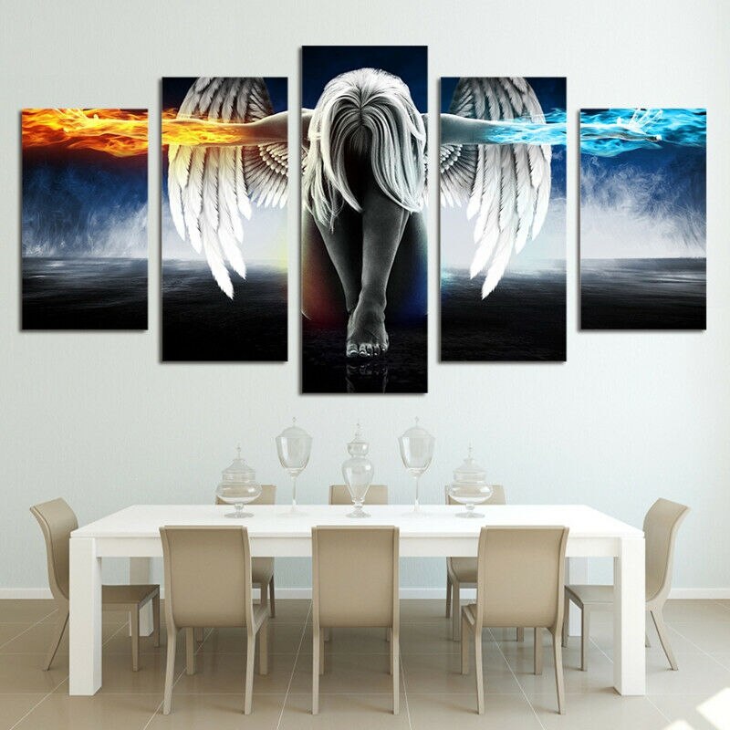 Engelen Muur Canvas