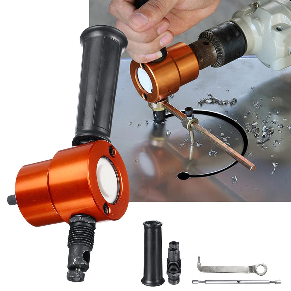 Dubbele kop Metaal knabbelschaar