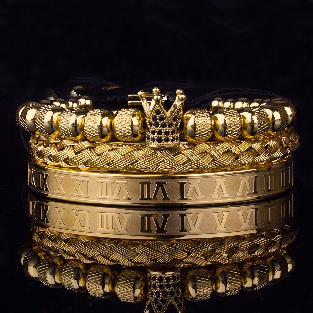 Luxe Kroon Armband Set