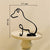 Minimalistische Hond Kunst Sculptuur