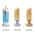Kleur veranderende LED Water Kaars met Glitter