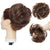 Rommelige knot haar scrunchie