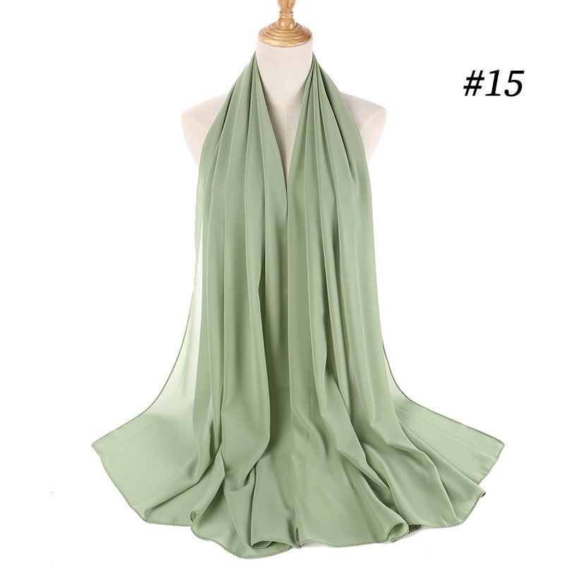 Chiffon Hijab Hoofdband