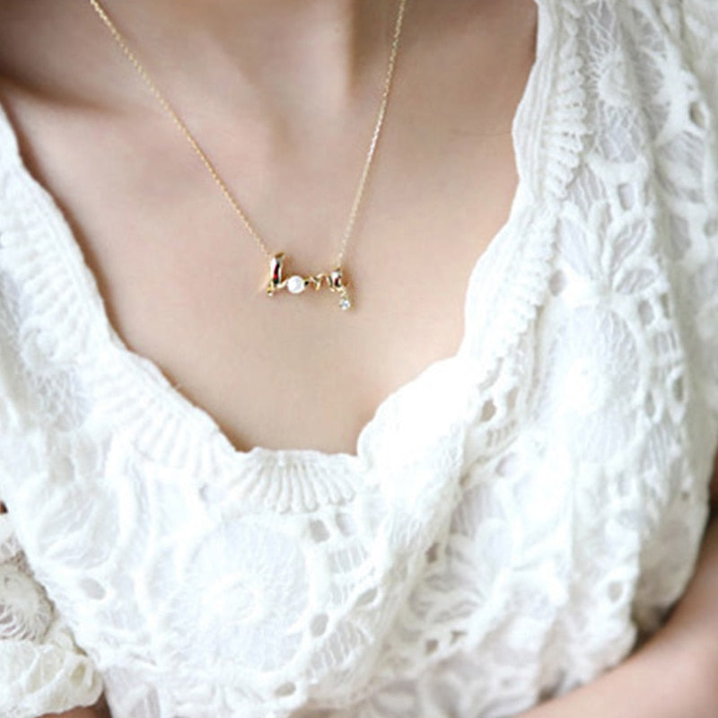 L.O.V.E. Parel Ketting