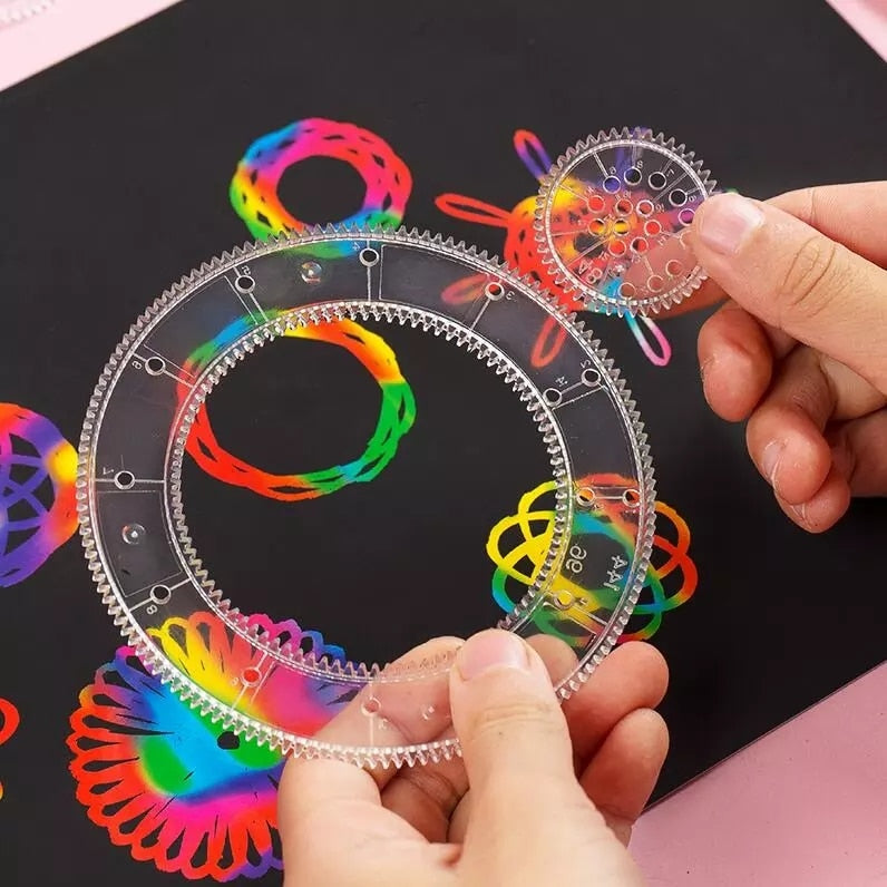 Leerzame Spirograph tekentool Ultra deluxe kit - De klassieker is terug!
