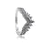 V vorm Sterling zilveren Ring