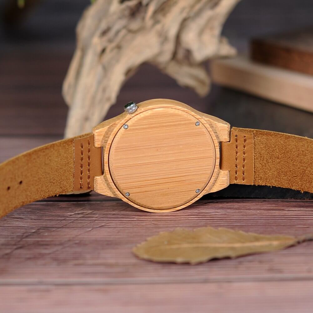 Houten horloge