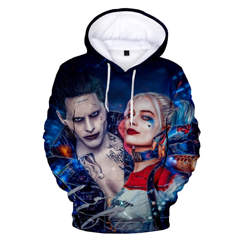 Harley Quinn 3D Printed Hoodie