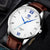 Heren Lederen Stijl Armband Polshorloge