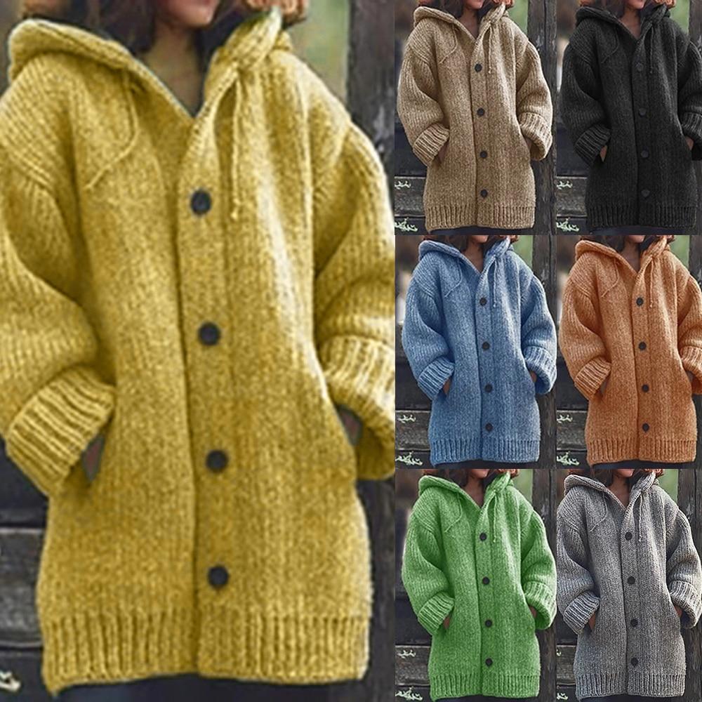 Knoopsluiting gebreid vest
