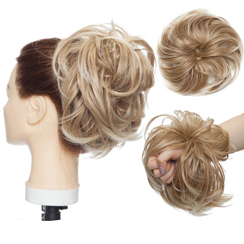 Rommelige knot haar scrunchie