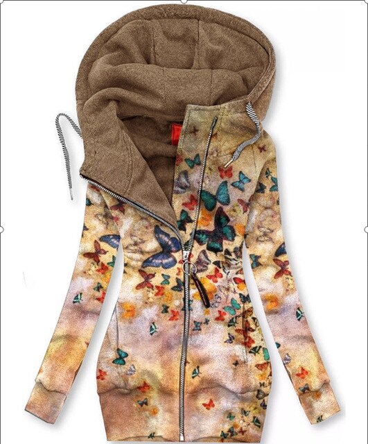 Women's Vlinder Kunst Vest Sweatshirt