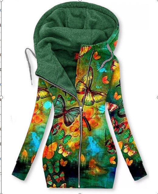 Women's Vlinder Kunst Vest Sweatshirt