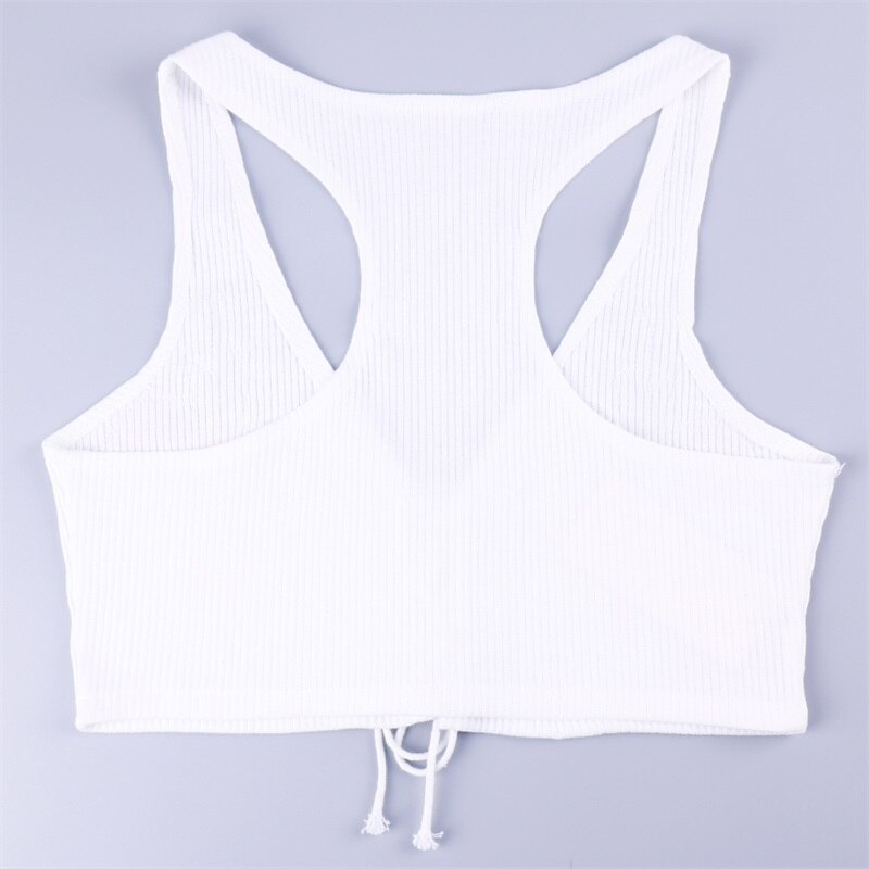 Sexy Retro Geborduurde Strappy Top