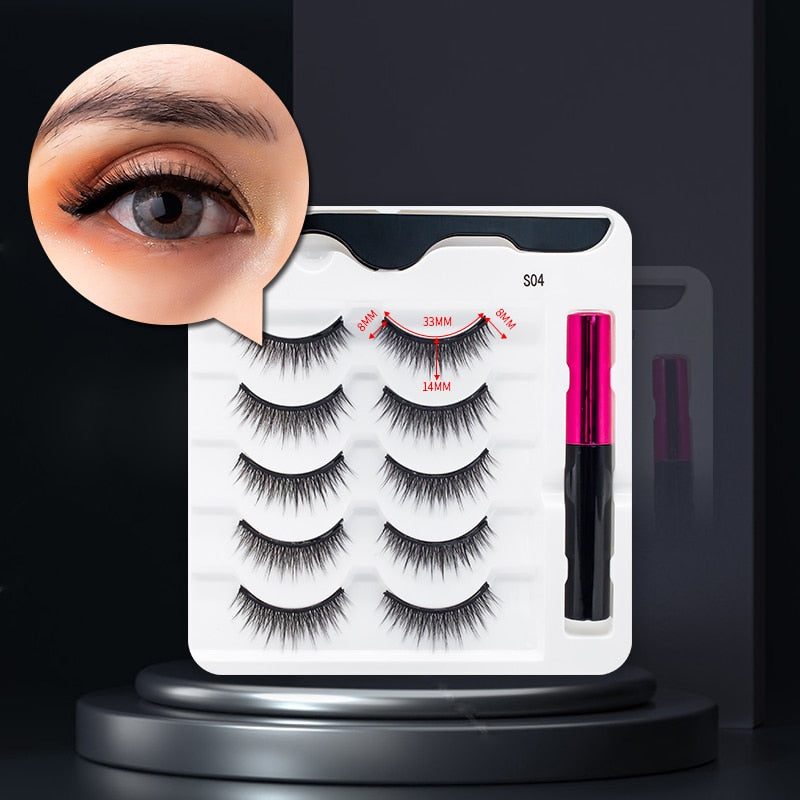 Magnetische Valse Wimpers en Eyeliner Set
