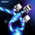 iGlow Gloeiende LED Magnetische 3 in 1 USB Oplaadkabel