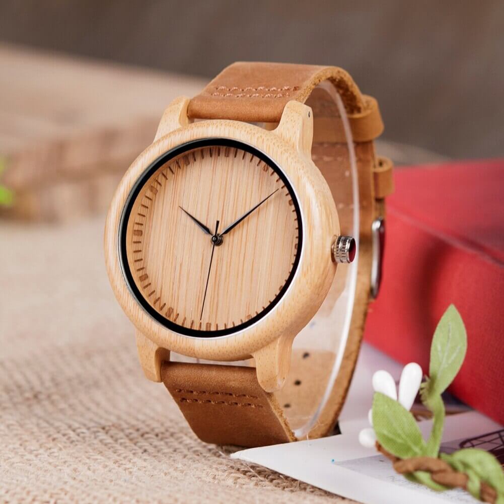 Houten horloge
