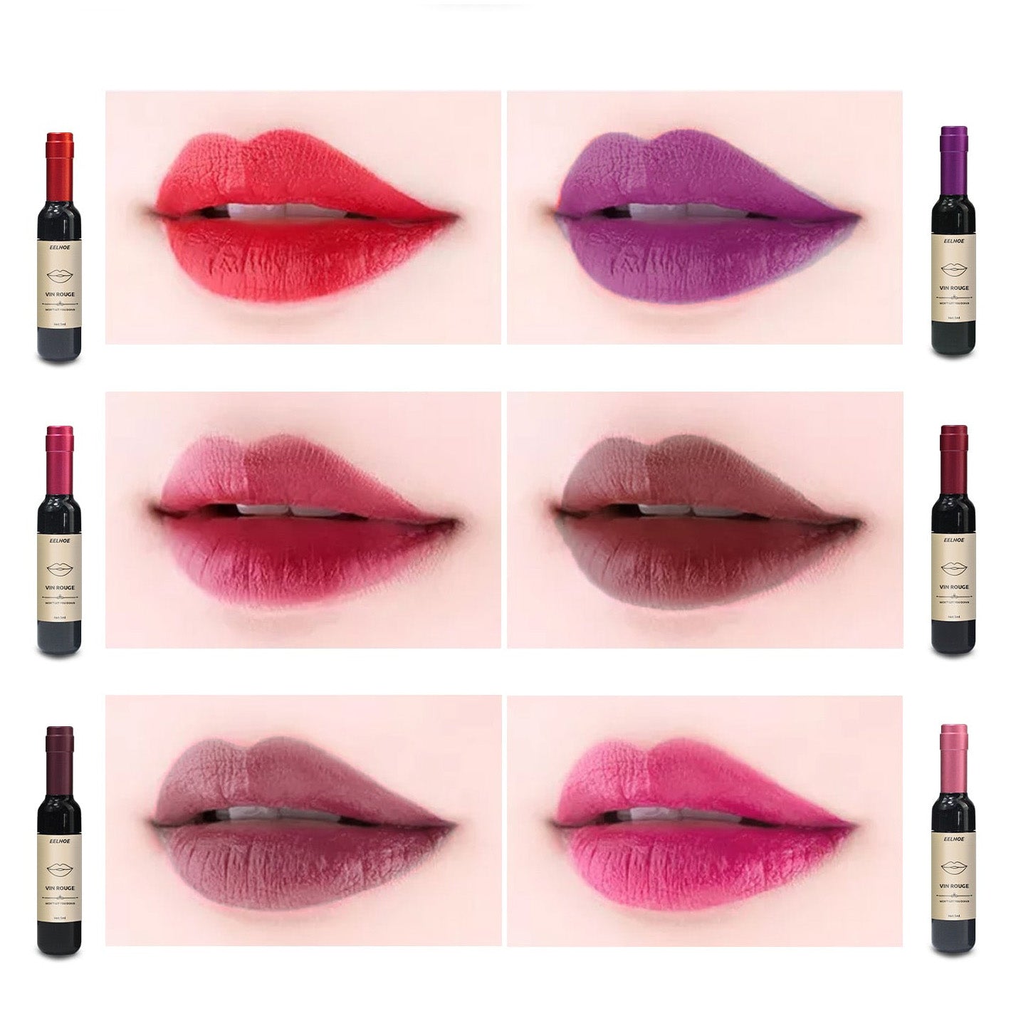 Wijn Lip Tint (6 Stuks)