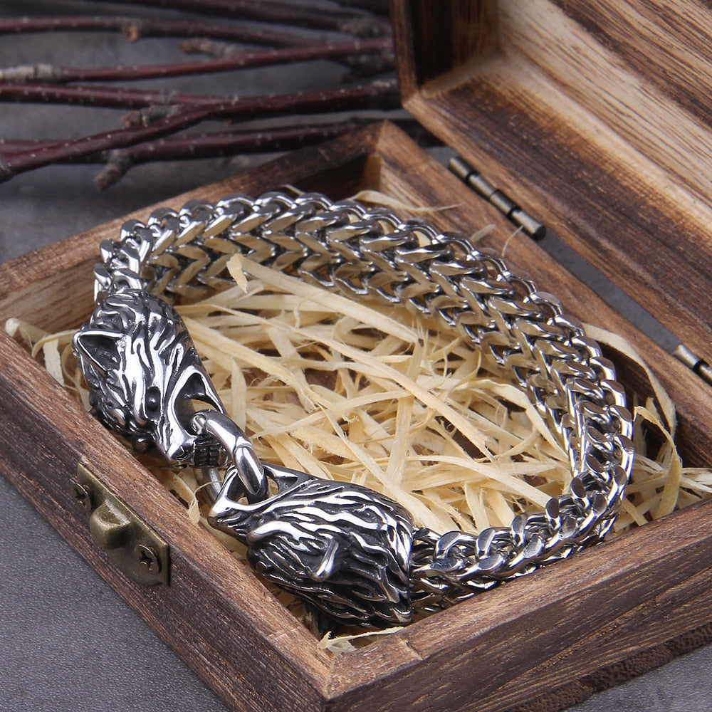 Fenrir Viking armband - (noordse mythologie)